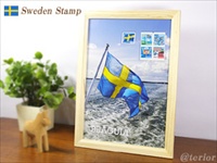 [６０％OFF 定価 1339円 在庫処分セール品]北欧雑貨 スウェーデンコレクション記念切手 Blue and Yellow