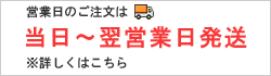 当日から翌営業日発送