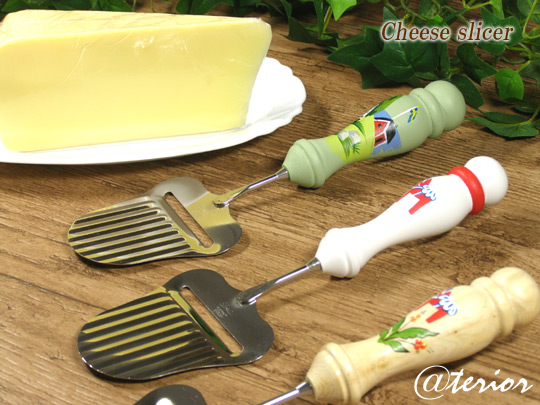 ハンドペイント チーズスライサー【北欧雑貨のアットテリア】