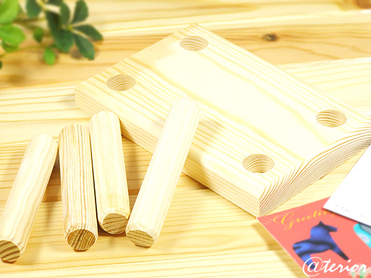 Larssons Tra(ラッセントレー)スウェーデンパイン ナチュラルレターホルダー 白木/無垢 画像04