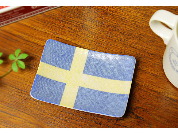 スウェーデン国旗 フラッグマグカップ＆プレートセット 写真4