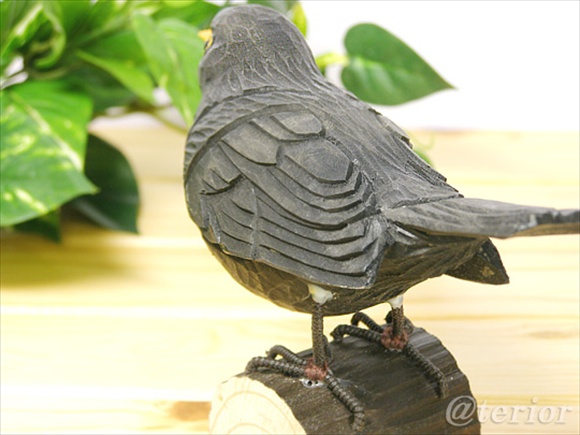 [３０％OFF 定価 2200円 在庫処分品] Wildlife Garden(ワイルドライフガーデン)Decoo Bird Black bird 写真2