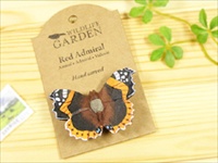 [３０％OFF 定価 580円 在庫処分品] Wildlife Garden(ワイルドライフガーデン)デコバタフライマグネット Red Admiral