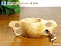 Puuhari プーハリ｜kuksa(ククサ) ｜ベビー用 トナカイの角のお守り付80ml