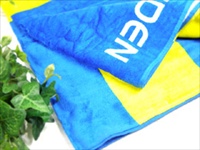 北欧雑貨 スウェーデン国旗のバスタオル/タオル