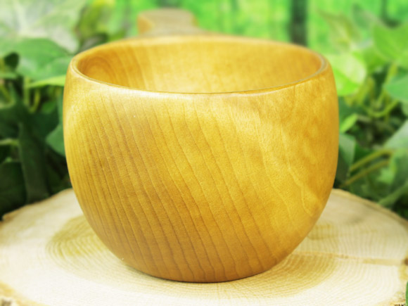 Wood Jewel ウッドジュエル｜ククサ(kuksa)-015｜2つ穴ハンドル 160cc 画像大3