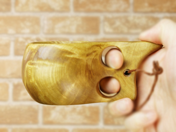 Wood Jewel ウッドジュエル｜ククサ(kuksa)-003｜2つ穴ハンドル 100cc 画像大7