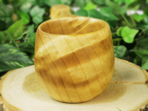 Wood Jewel ウッドジュエル｜ククサ(kuksa)-005｜2つ穴ハンドル 100cc 画像大3