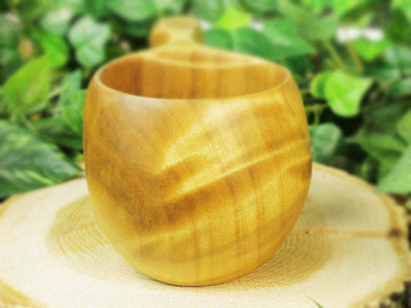 Wood Jewel ウッドジュエル｜ククサ(kuksa)-006｜2つ穴ハンドル 100cc 画像大3