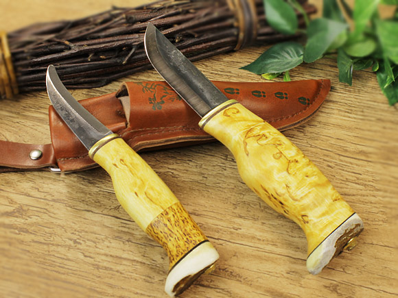 Puukko プーッコ｜Wood Jewel ウッドジュエル｜北欧スカンジナビア ダブルキャンピングナイフ-001 画像大2