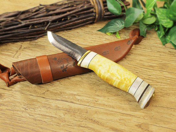 Puukko プーッコ｜Wood Jewel ウッドジュエル｜北欧スカンジナビア ラップランドナイフ-001(ブレードにWood Jewelの刻印無し) 画像大2