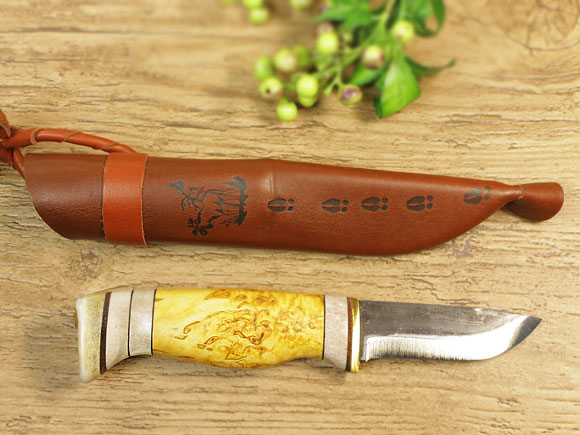 Puukko プーッコ｜Wood Jewel ウッドジュエル｜北欧スカンジナビア ラップランドナイフ-002(ブレードにWood Jewelの刻印無し) 画像大3