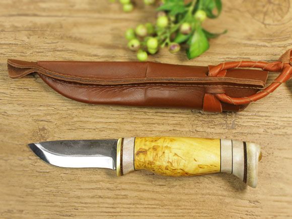 Puukko プーッコ｜Wood Jewel ウッドジュエル｜北欧スカンジナビア ラップランドナイフ-002(ブレードにWood Jewelの刻印無し) 画像大4