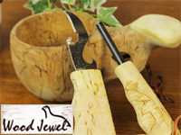 [５０％OFF 定価 3950円 アウトレット品]Wood Jewel ウッドジュエル｜ファイヤースターター 火打石 火打ち石 火つけ石 北欧フィンランド白樺製(ヴィサコイブ/カーリーバーチ)