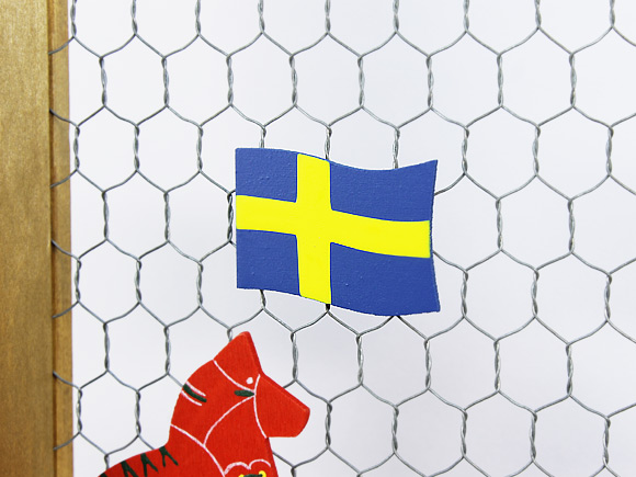Larssons Tra（ラッセントレー）北欧スウェーデン国旗のマグネット 画像大2