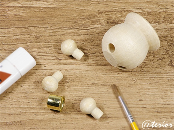 Larssons Tra（ラッセントレー）北欧インテリア雑貨 ナチュラルクラフト キャンドルホルダー ミニ 白木/無垢 写真3