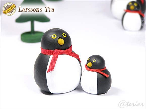 Larssons Tra（ラッセントレー）北欧インテリア雑貨 ペンギン（各サイズ） 画像大1
