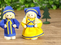 [４０％OFF 定価 2150円 在庫処分セール品] Butticki社製 北欧の人形 スウェディッシュGIRL