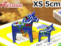 ダーラナホース ブルー/Grannas/グラナス XSサイズ(高さ 5cm)
