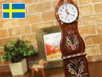 [５０％OFF 定価 21500円 在庫処分セール品] スウェーデンの置き時計 北欧モーラ・クロック（Mora clock）ブラウン