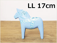 ダーラナホース ベイビーブルー/Grannas/グラナス LLサイズ(高さ 17cm)
