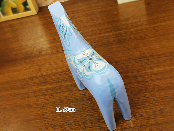 ダーラナホース ベイビーブルー/Grannas/グラナス LLサイズ(高さ 17cm) 画像大3